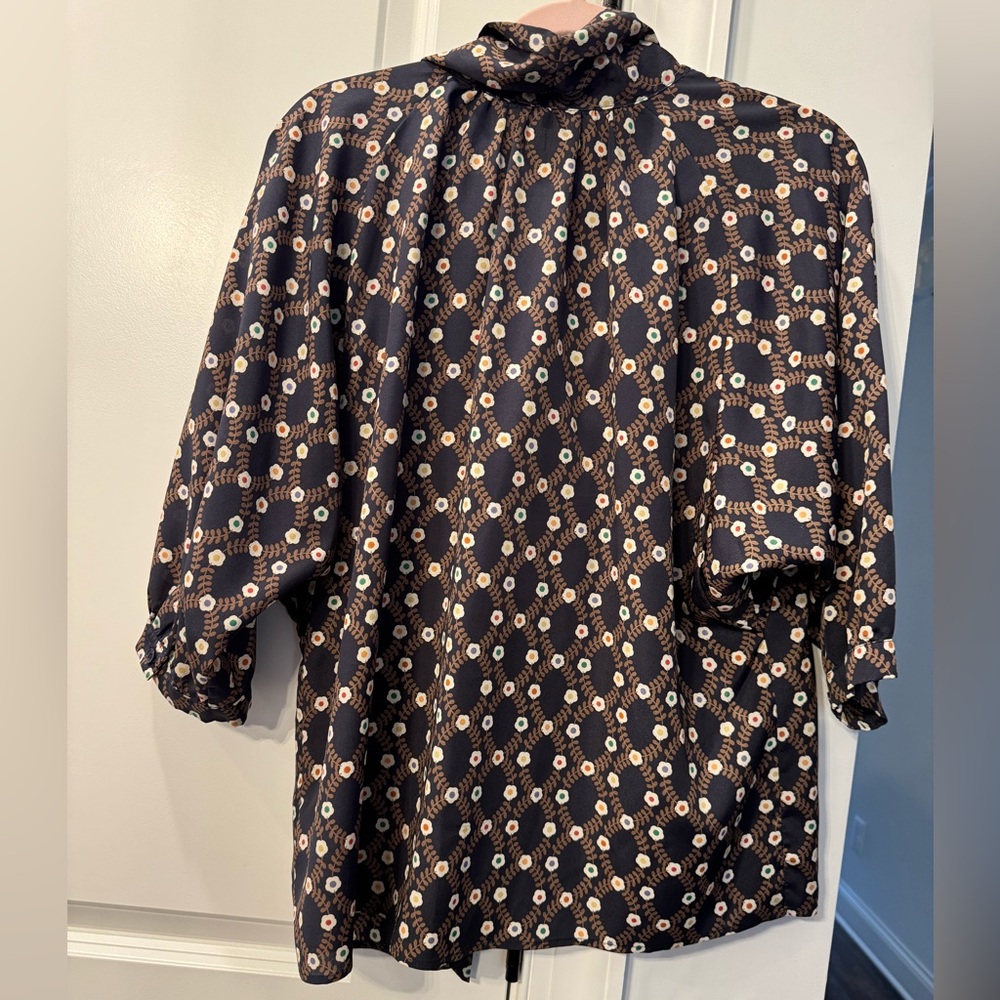 Collective Concepts Black Patterned Blouse - image 3